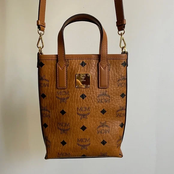 MCM Cognac Crossbody Bag - Picture 2 of 12